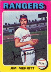 1975 Topps Mini Baseball Cards      083      Jim Merritt
